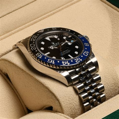 rolex gmt tijd instellen|Rolex gmt master set time.